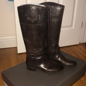 Vince Camuto Chocolate Brown Phillie Boots Size 8